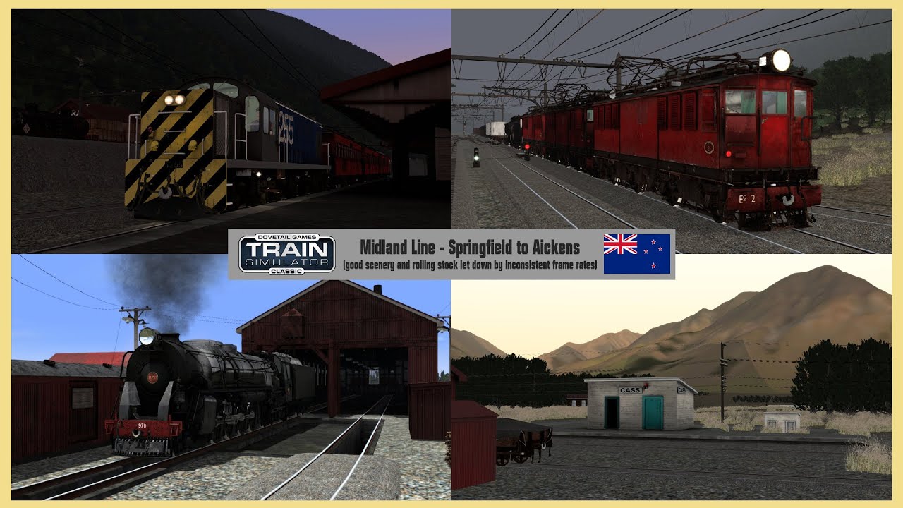 Midland Line (Springfield to Aickens) review ~ Train Simulator