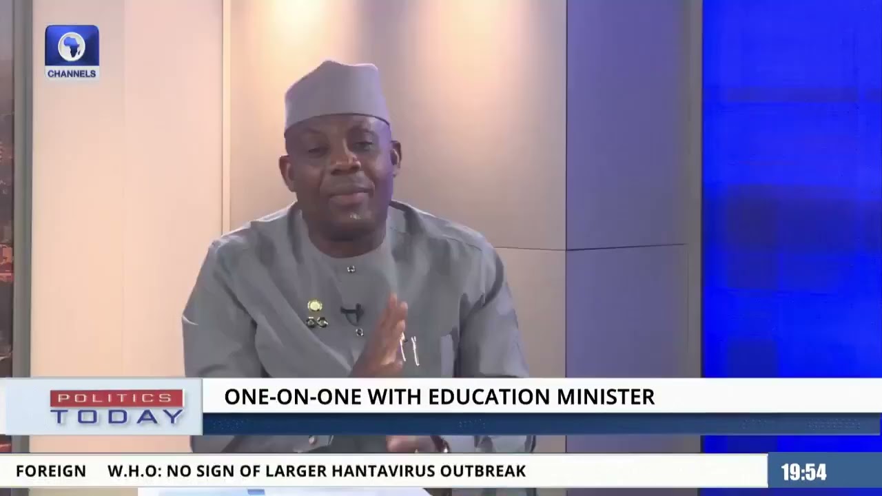 Education Minister Tunji Alausa says fewer Nigerians are leaving to study abroad
