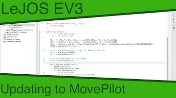 LeJOS EV3 Ep27 - Updating to MovePilot