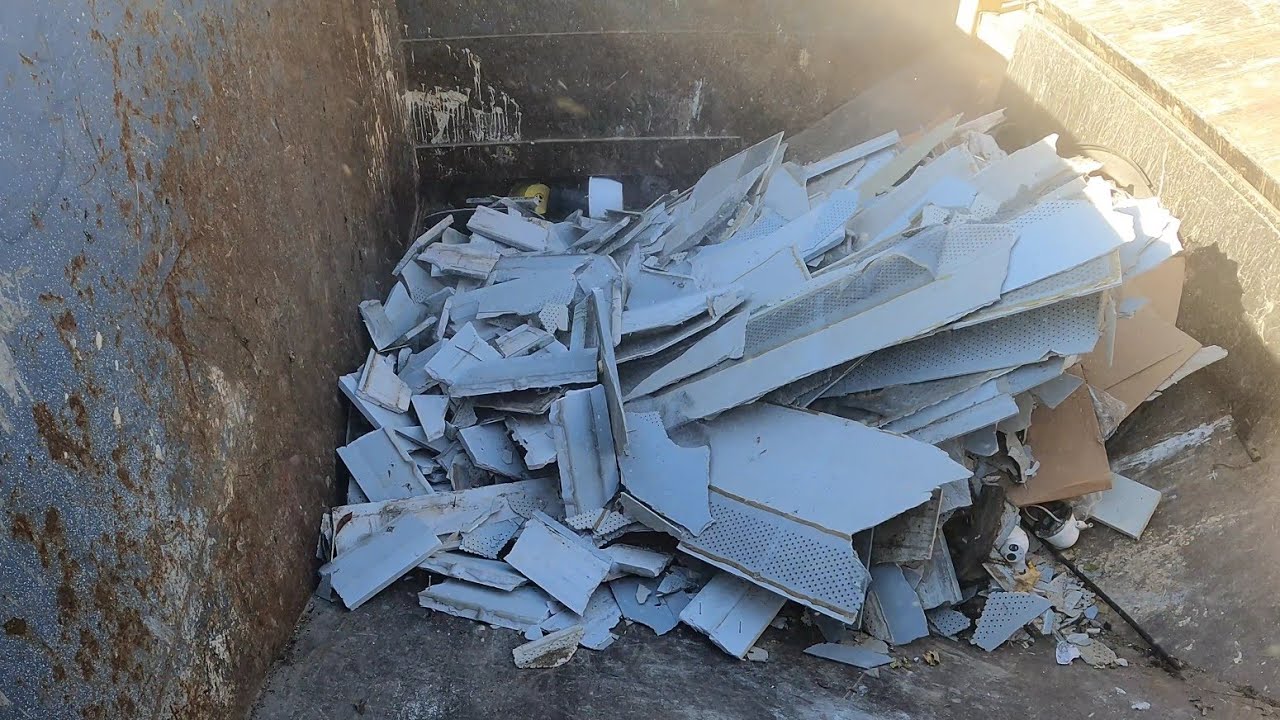 Relaxing Garbage Compactor Sounds | Wood, Plaster & Trash Satisfying Crush ASMR