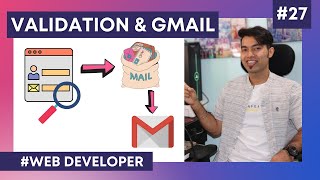 Website Development in Hindi #27:  Add Form Validation & Get Message on Gmail