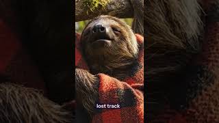 Sloth’s Timeless Nap #slothlife #sleepyvibes #funnyanimals #talkinganimals #FluffyVibes #fyp