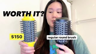 Drybar The Double Shot Blow-Dryer Brush Review, Demo and First Impressions by Kelsey 354 views 3 years ago 9 minutes, 21 seconds