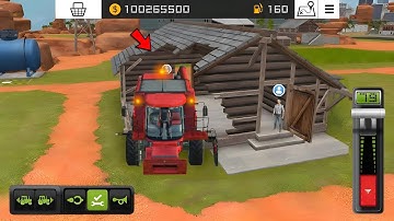 Break House With Harvester | Fs18 Gameplay | Farming Simulator 18 Timelapse #fs18