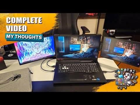 Triple Screen Laptop Monitor Extender Review: 2.5K QHD Awesomeness!