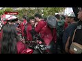 Terkini! Mahasiswa Universitas Bung Karno Diadang Polisi di Kawasan Tugu Tani