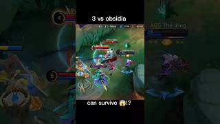 Obsydia 1v3 Tower Dive! | MLBB Epic Moment