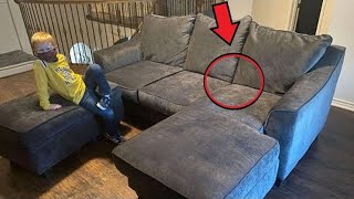 Семья купила диван, но через день собака начала на него лаять и вот почему!