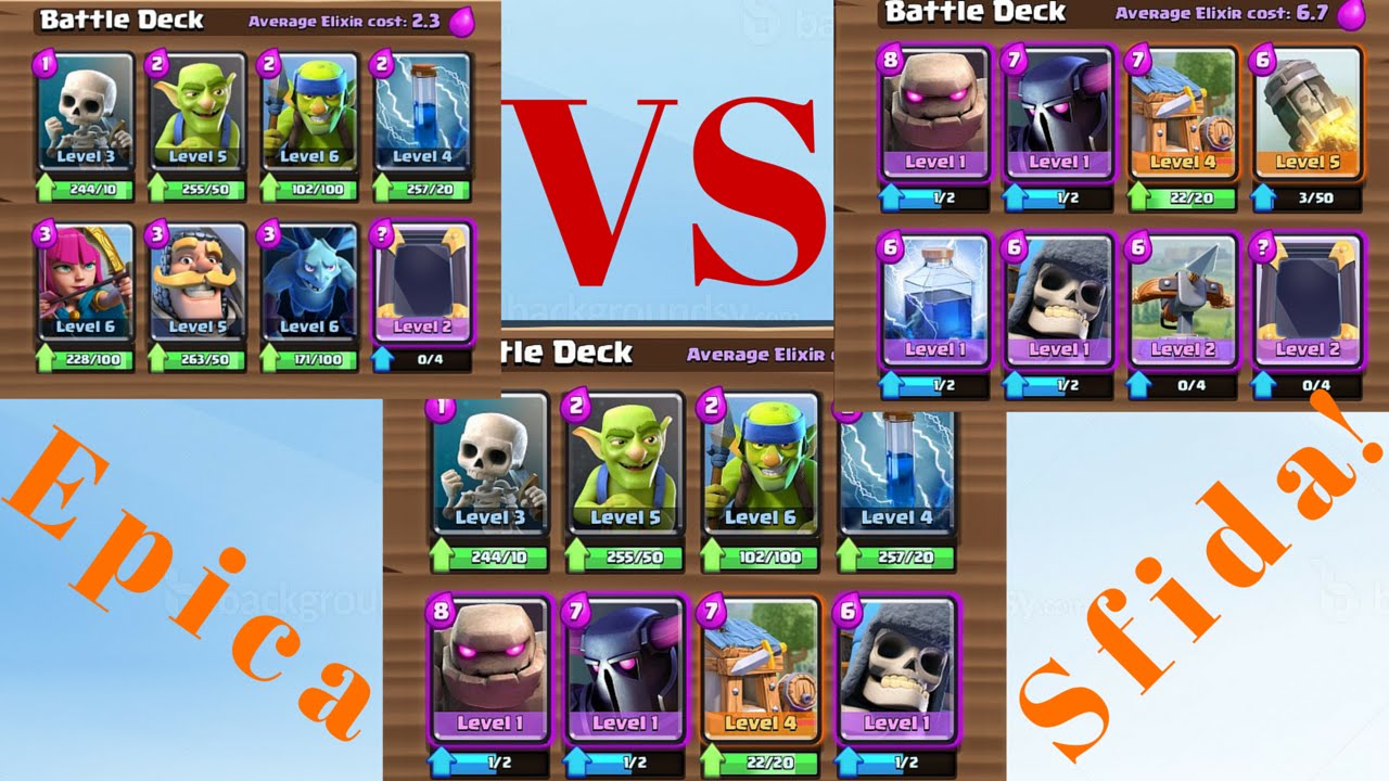 Il Deck Meno Costoso Di Clash Royale