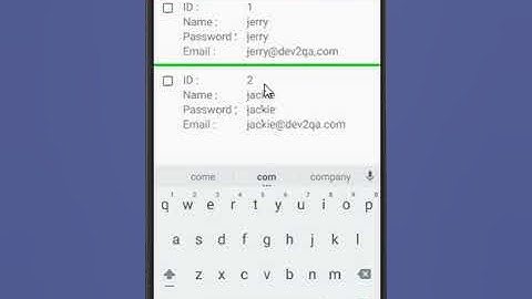 load add edit delete lisview data from sqlite database table example demo