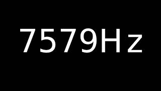 Speaker Sound Test 7579Hz