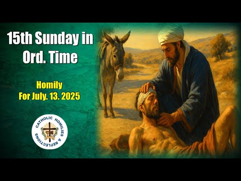 15th Sunday in Ord. Time/Homily for July 13. 2025/ Year C