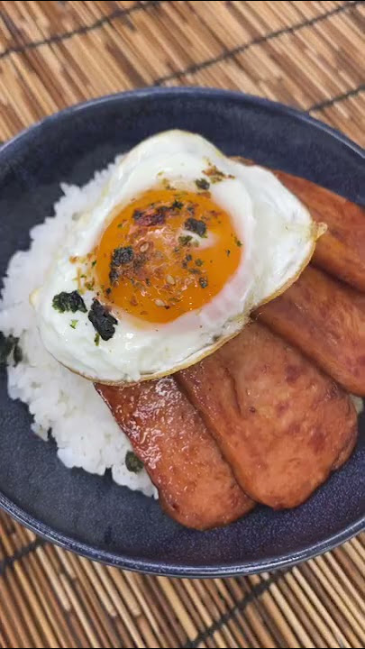 Download lagu spam, eggs & rice - comfort in a bowl #shorts