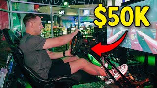 I Tried A $50,000 Racing Simulator at Andretti Indoor Karting and Games!