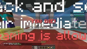 Ultmismc Knockback FFA. I met a hacker!