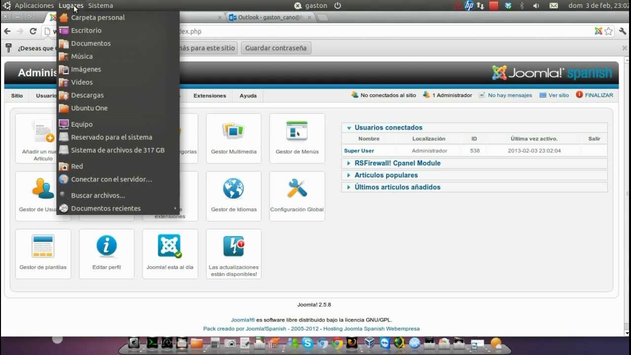 Tutorial: Componente JSecure Joomla 2.5 - YouTube