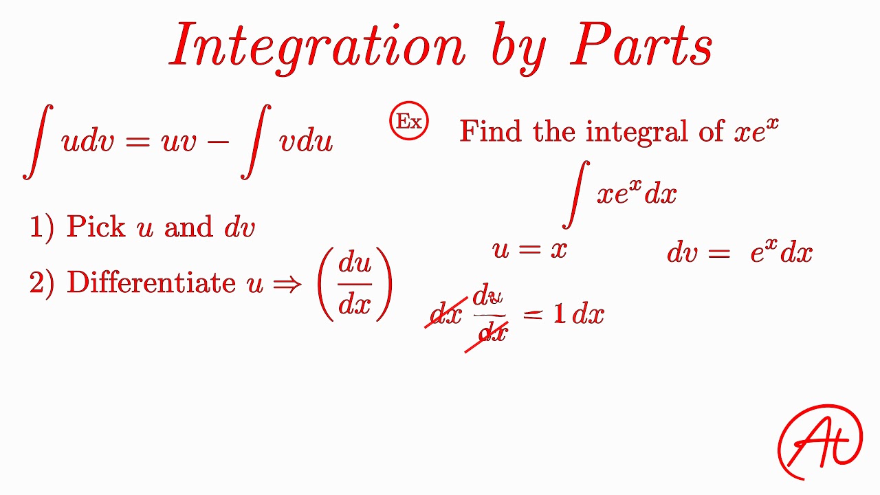 Integration By Parts In 5 Steps What Is It And How Do You Use It Youtube