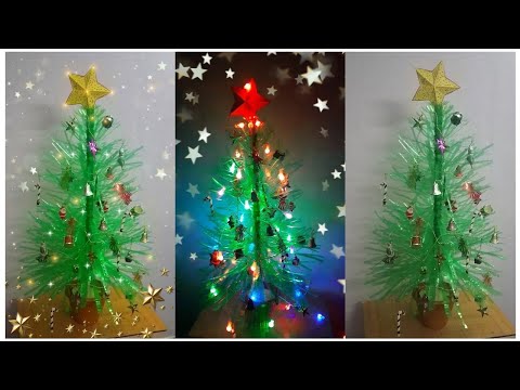 Video: How To Make A Tree Decoration From Plastic Bottles