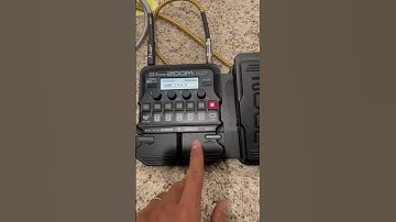 How to loop guitar using G1X Four Zoom Multi Effects processor!