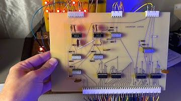 Mark-8 Reproduction Address Latch Board