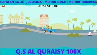 MUROTTAL AL QURAISY METODE UMMI 100X ANIMASI MOBIL| AQAF STUDIO