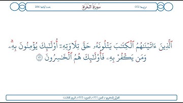 سورة البقرة / الآية 121 / محمود الخليل الحصري