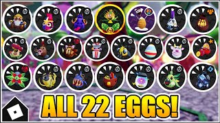 EGG HUNT 2022: LOST IN TIME - How to get ALL 22 JUNGLE WORLD EGGS + BADGES | Roblox