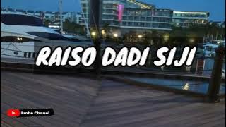 RAISO DADI SIJI - SHINTA ARSINTA ft DAVID - LIRIK