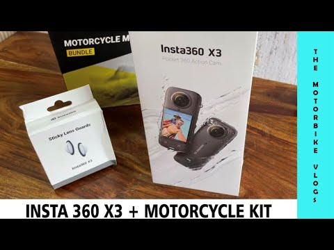 Insta360 - Kit bundle Motorcycle X3 - caméra d'action - caméra moto -  bundle moto