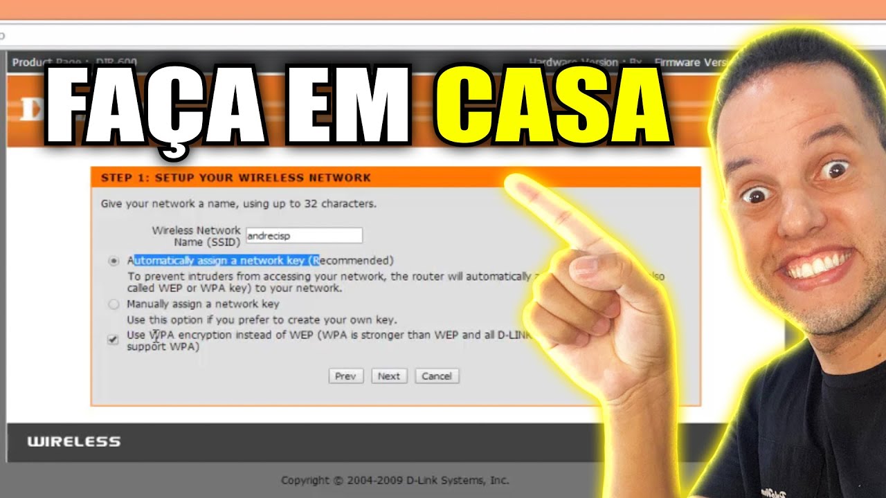 COMO CONFIGURAR O ROTEADOR D LINK WIRELESS N 150 DIR 600 ou DIR 610