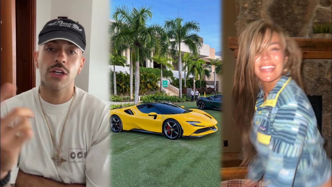 Feid arrived at Karol G's house in a Ferrari to reconcile ...