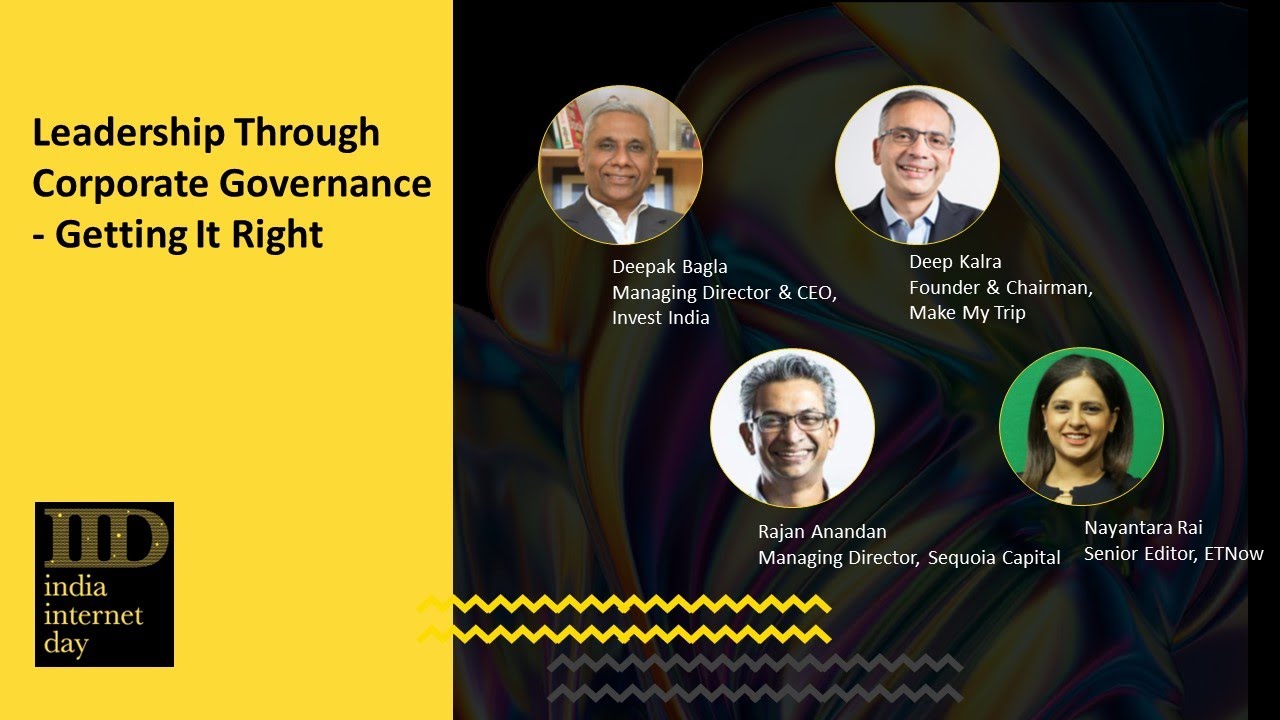 India Internet Day- Leadership Through Corporate Governance - Getting It Right