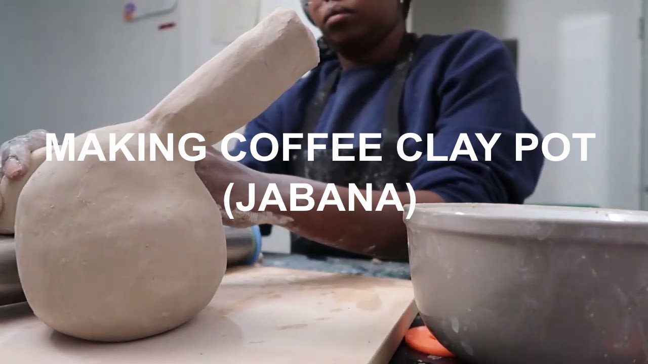 Making Clay Coffee Pot - Jabana - YouTube