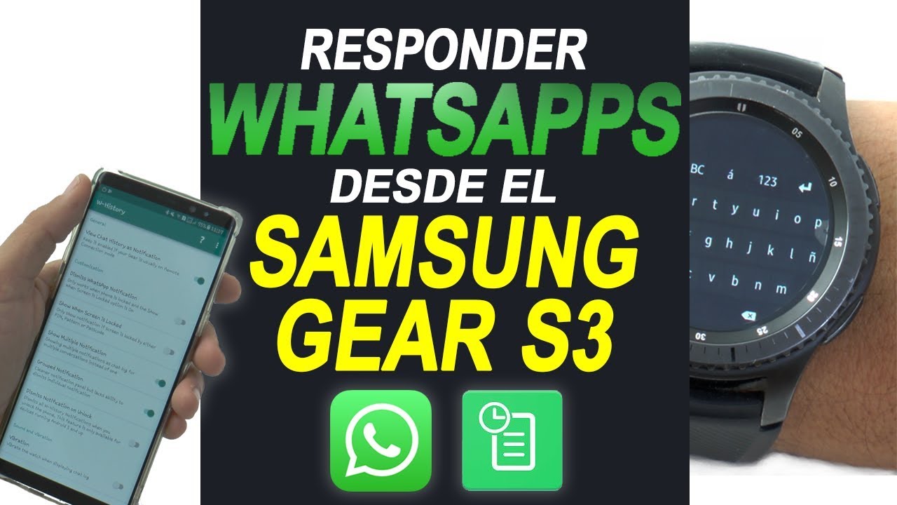 galaxy gear s3 whatsapp