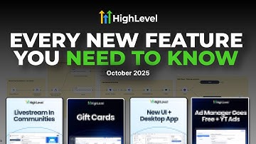 Every NEW HighLevel Update You Need to Know About! (October 2025)