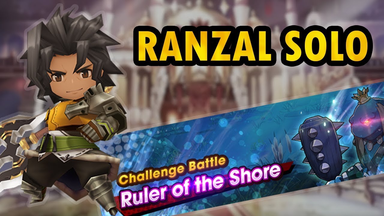 Dragalia Lost - Ranzal Solo vs Ruler of the Shore MASTER
