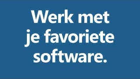 MICROSOFT Software - Software - Productvideo Vandenborre.be