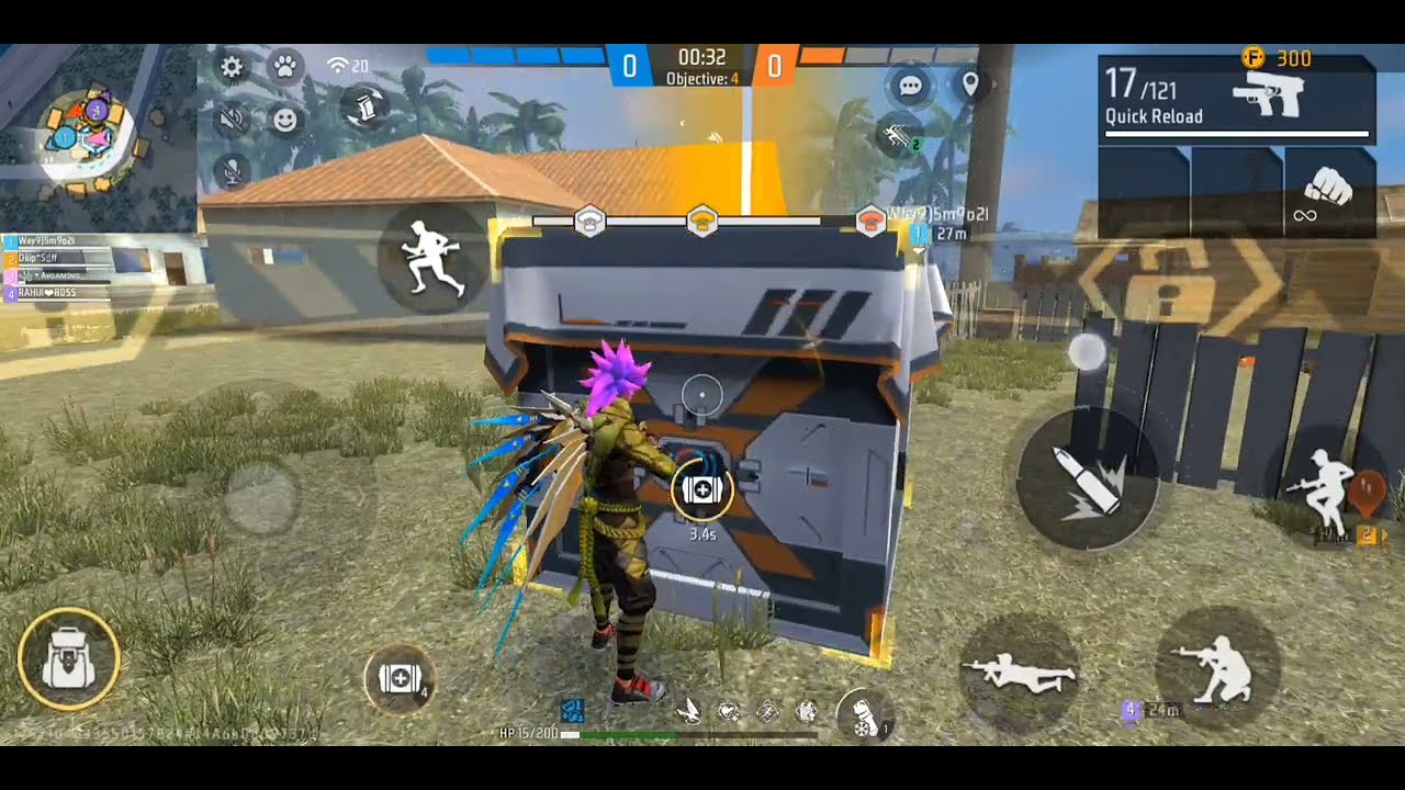 Epic 1 vs 4 Clutch in Free Fire Custom | #freefire #freefireshorts ...