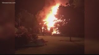 Suffolk home destroyed in early morning fire