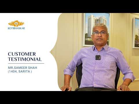 Mr. Sameer Shah Testimonial