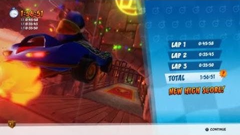 Cortex Castle: 1:56:51 - Turn Style PB