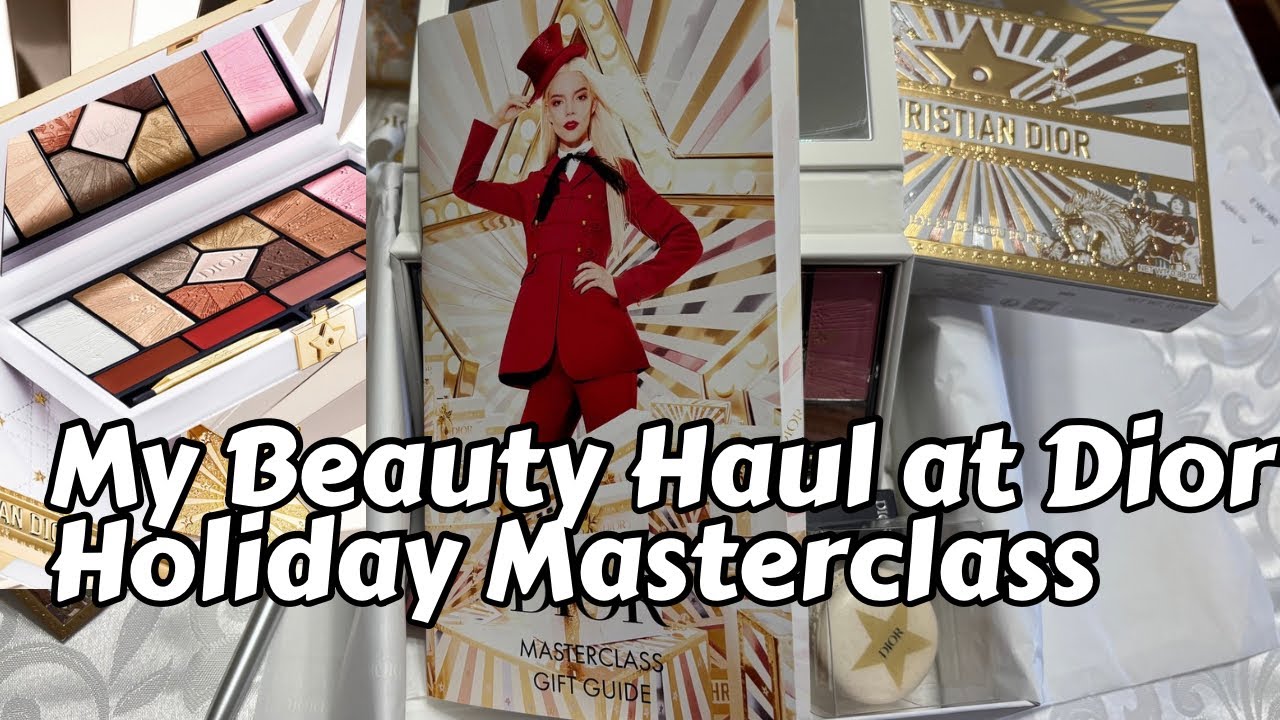 Dior Holiday 2025 Beauty Haul ✨ Masterclass Gifts, Palette & Lip Duo