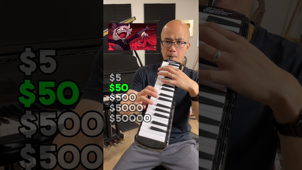 Watch Which piano is your fave? $5 vs $50k piano!!! on YouTube Watch Which piano is your fave? $5 vs $50k piano!!! on YouTube