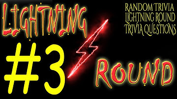 LIGHTNING ROUND #3 - random trivia lightning round questions! ( ROAD TRIpVIA- Episode 824 )
