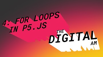 p5.js part 4: for loops - looping to create complexity