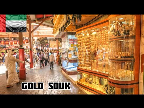 Gold Souk Dubai | cheapest Gold Market | Dubai UAE 🇦🇪Series:-09 | 4K/ HDR