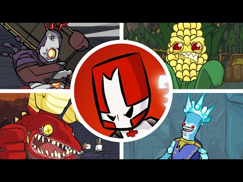 Castle Crashers Remastered - All Bosses + Ending