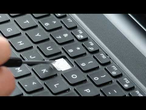 How To Fix Key for Dell Vostro Laptop - Replace Keyboard Key Small Sized Keyboard Key