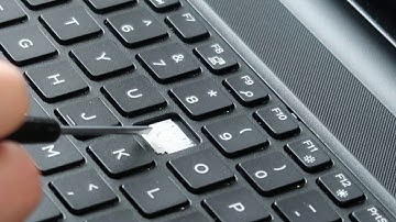 How To Fix Dell Vostro Laptop Keyboard Key - Small Letter Arrow Function