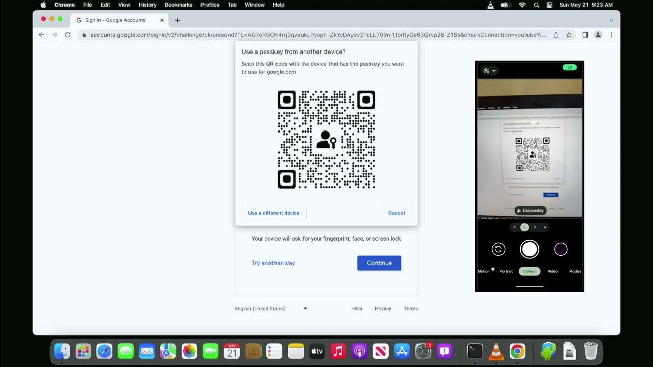 Google Account Passkey Demo YouTube